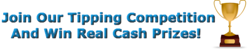 Real Money Prizes Tipping Competition!